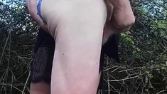 Finger in bum plus teeth on nipple equals cum