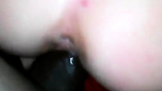 amateur girl's 1st BBC closeup.