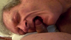 Grandpa Sucks And Swallows Trucker Cum