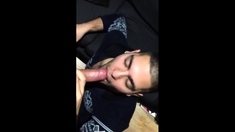 Face covered with cum