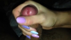 Gf Pov Handjob Powerful Cumshot