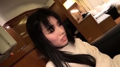 Great close up in japanese teen blowjob pov