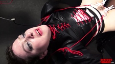 Naked hot amateur doll banged hardcore in the sex bus