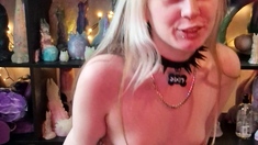 Small Tit Amateur Masturbates Pussy
