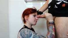 Redhead Teen Deepthroat Makes Her Cry and Ruins Makeup