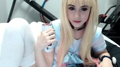 Amateur Blonde Teen Plays Solo with Toy Webcam Porn