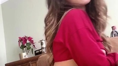 Leann amateur beautiful brunette with big boobs