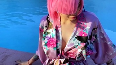 Great Big Boobs On Masturbating Redhead