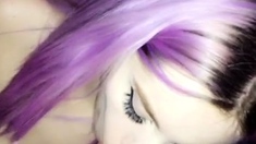 Amateur teen girlfriend homemade handjob with cumshot