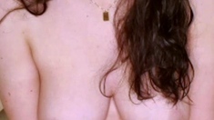 Chubby Brunette Big Boobs Dildo Masturbation