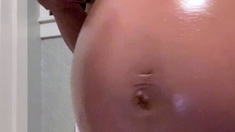 Amateur blondie solo anal masturbation