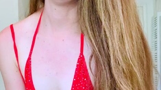Hottest brunette solo webcam masturbation 2