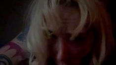 Blonde amateur milf does anal on pov camera 21