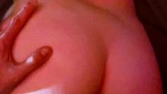 Tight ass brunette amateur Angel Hott