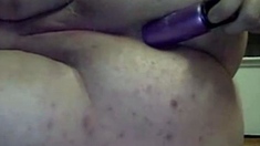 BBW Anal Webcam Show - Close Up Action!