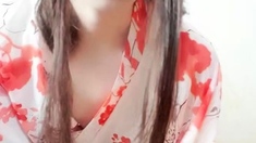 Tranny With Big Tits Tugs On Her Big Cock
