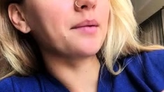 fucktoy blonde Lily Ivy dildo Sensational