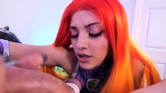Rainbowslut – Stepsister StarFire Creampie