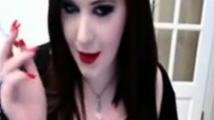 Smoking Princess Tease - Fetish POV Webcam Show