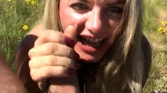 Blonde amateur milf does anal on pov camera 21