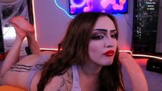 Brunette Solo Webcam Masturbation
