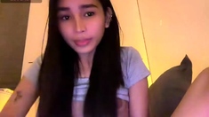 Tattood Shemale Tranny Plays With Ass During Masturbation