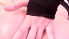 Femboy Hami Bizarre Anal Dildo Ride With Close Up