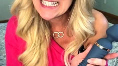 Brandi Loves the Dual Thrusting wand