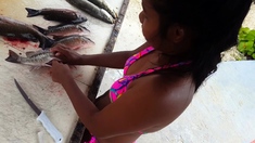 Horny and wild amateur black couple do a hardcore cam show