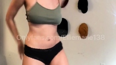 Amateur Striptease And Solo Masturbation