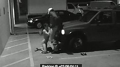 Cunning babe finds another way out through passionate blowjob