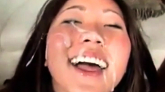 Asian Whore Double Cum Facial