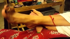 Asian Footjob